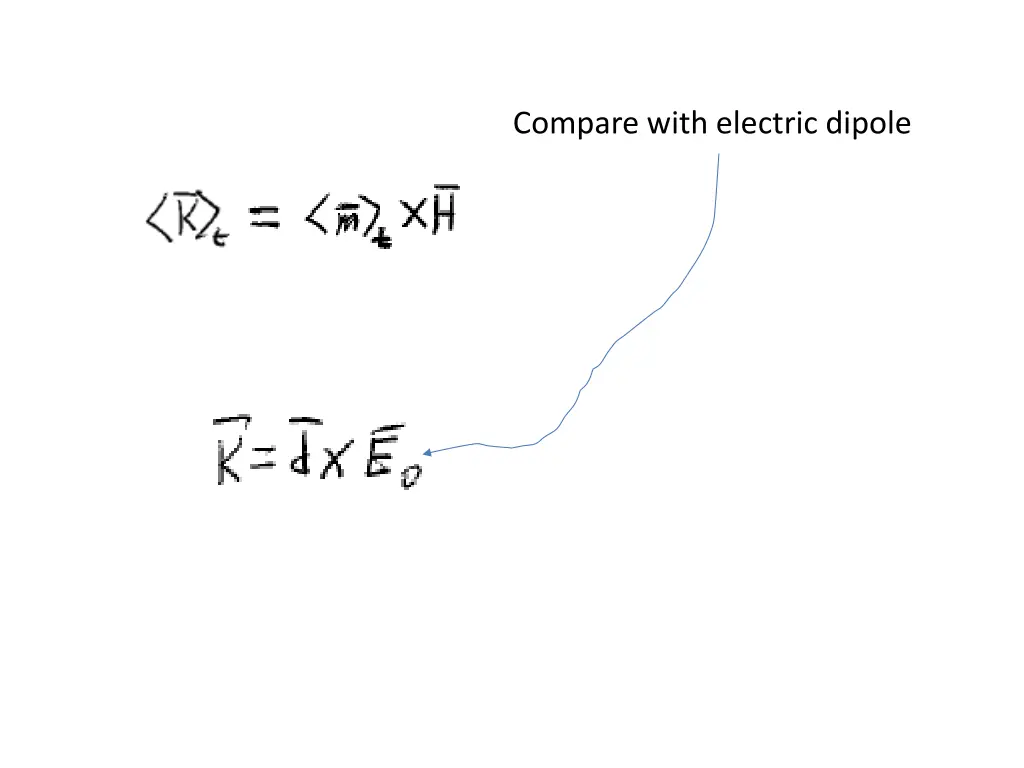 compare with electric dipole