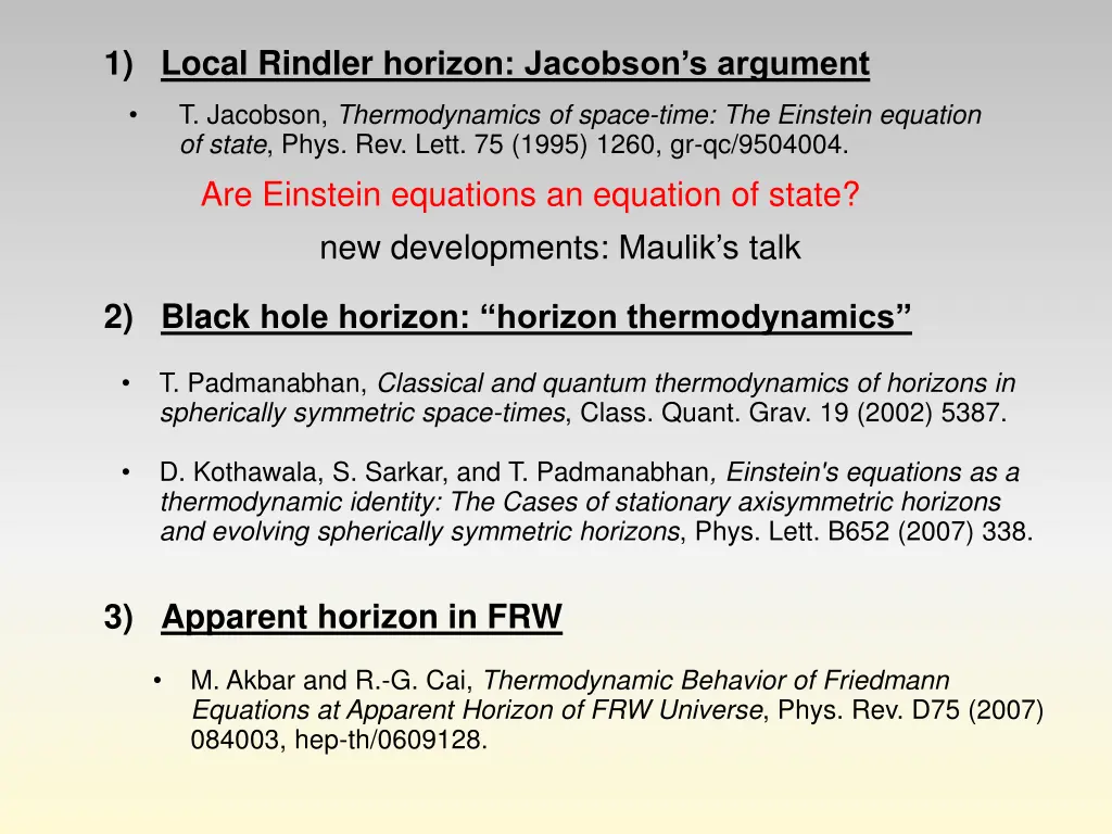 1 local rindler horizon jacobson s argument