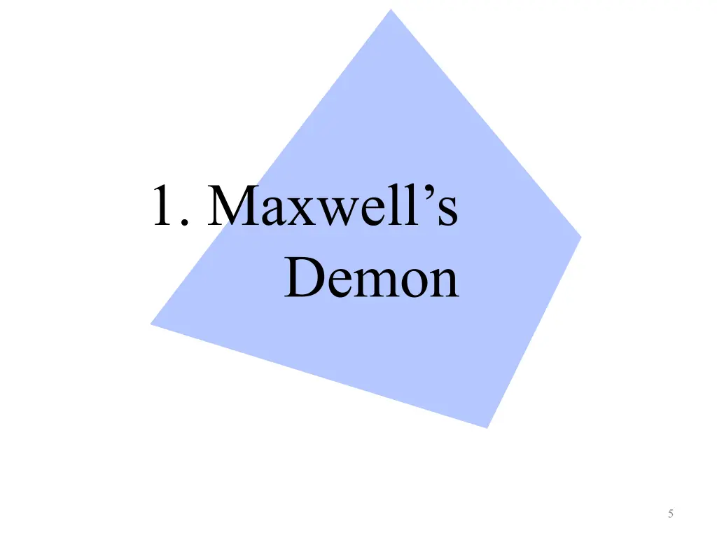 1 maxwell s demon