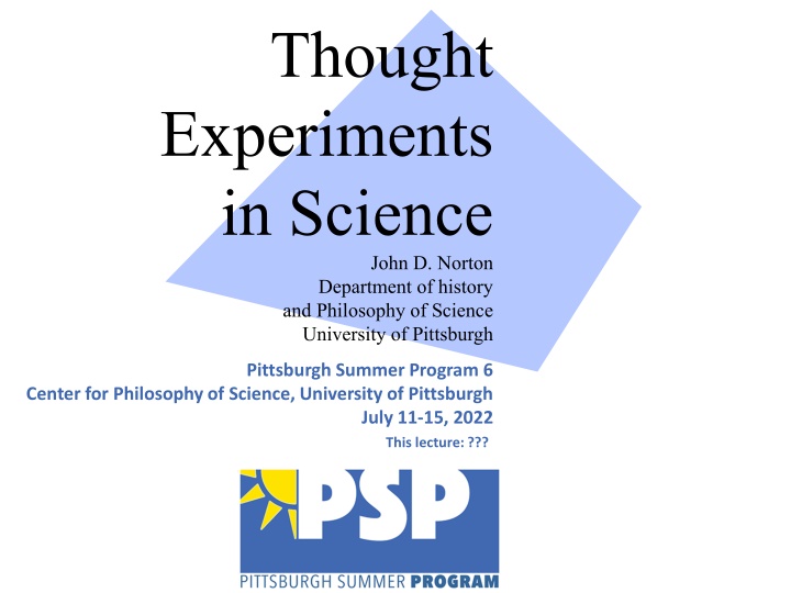 thought experiments in science