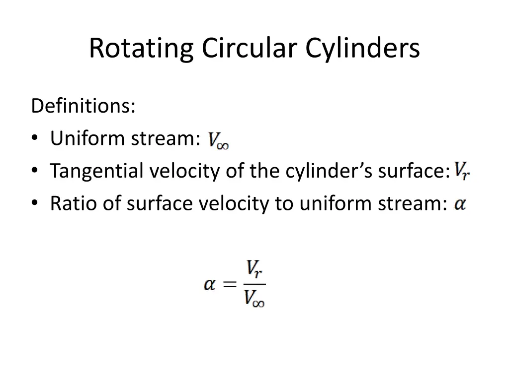 rotating circular cylinders 1