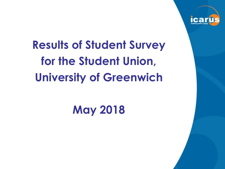 results of student survey for the student union