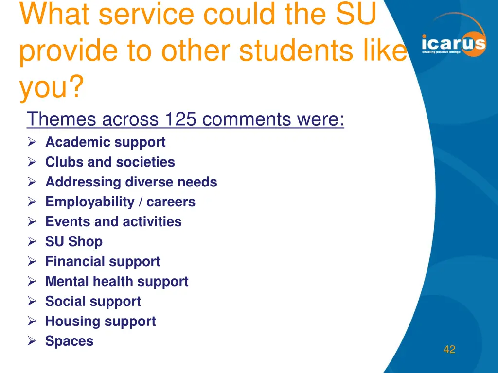 what service could the su provide to other