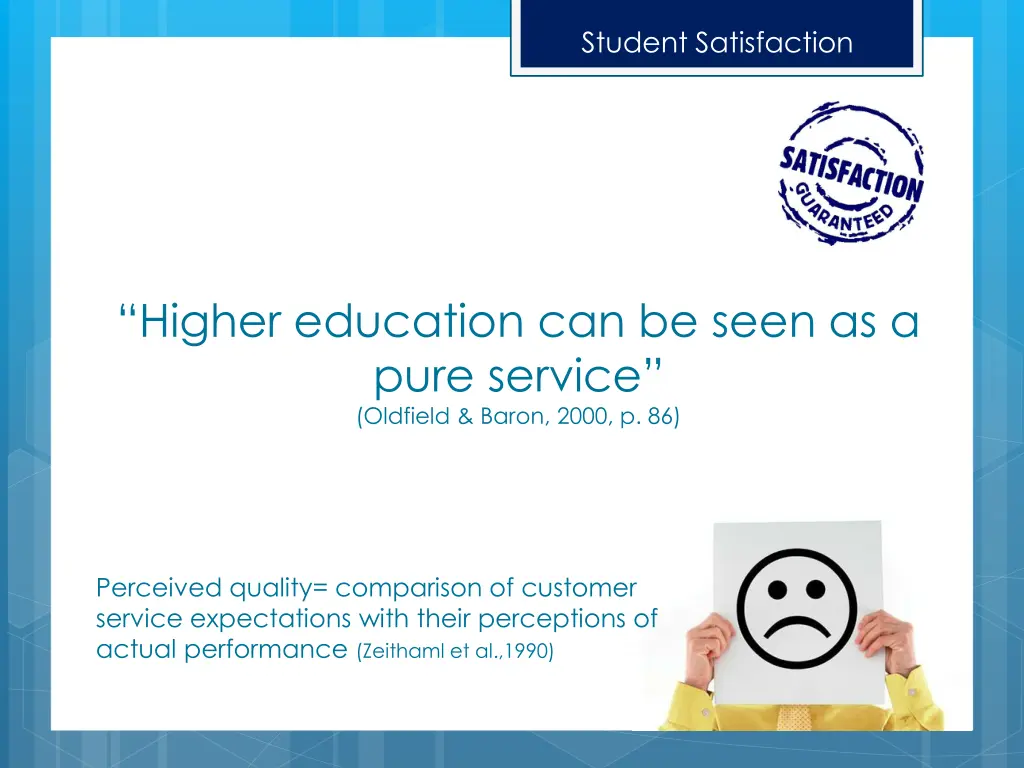 student satisfaction