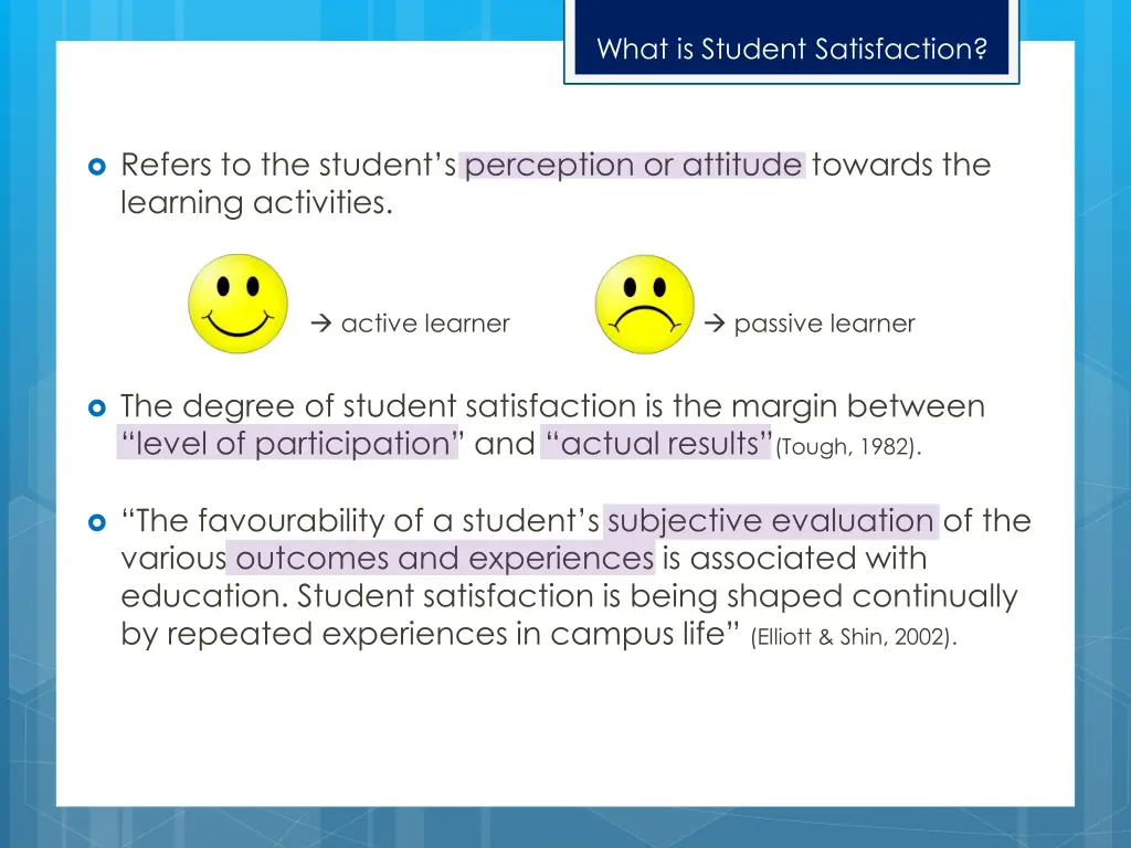 what is student satisfaction