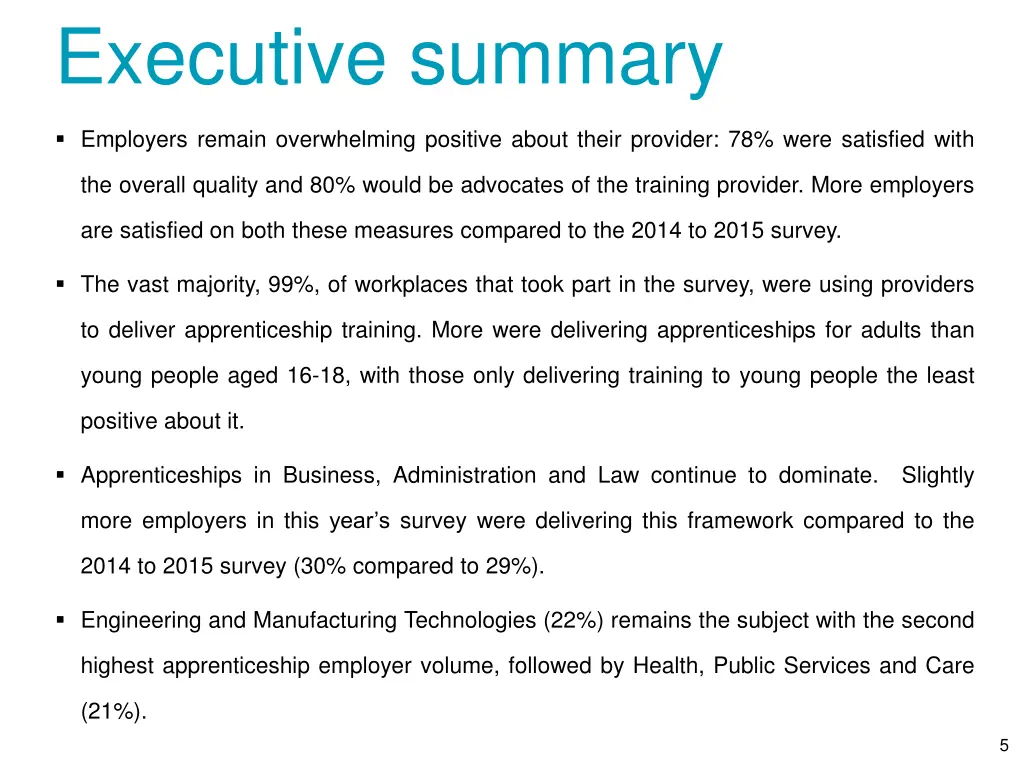 executive summary 1