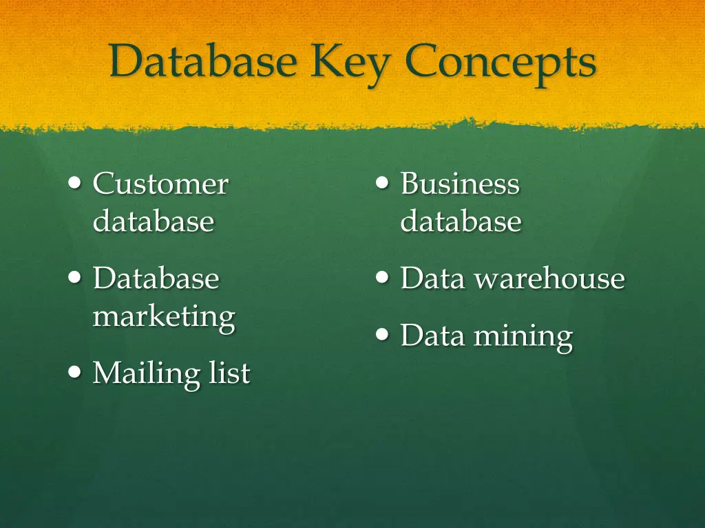 database key concepts