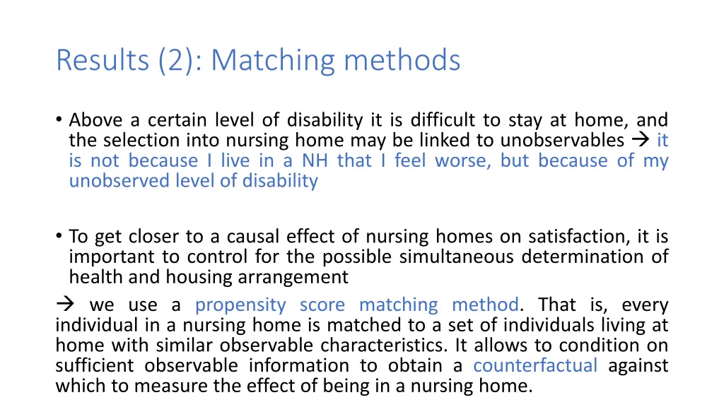 results 2 matching methods