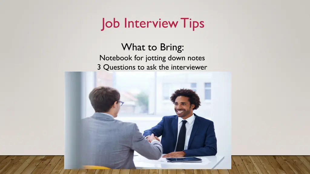 job interview tips 1