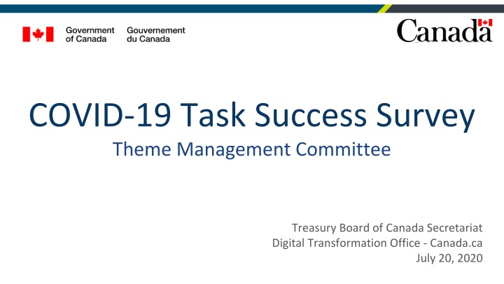 covid 19 task success survey theme management