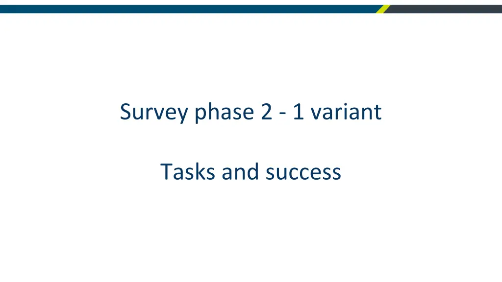 survey phase 2 1 variant