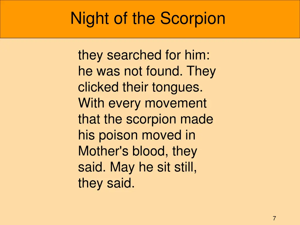 night of the scorpion 2