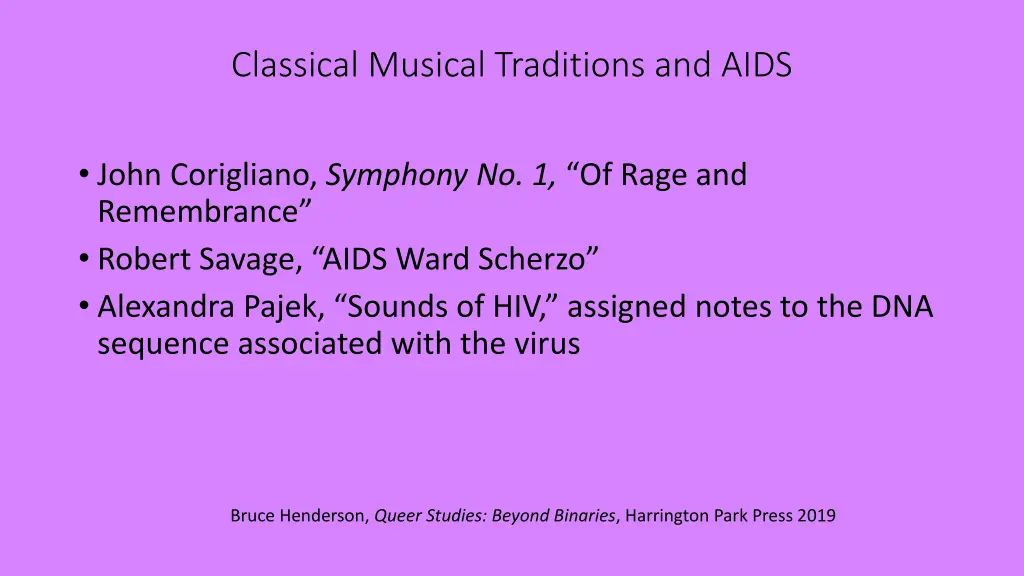 classical musical traditions and aids