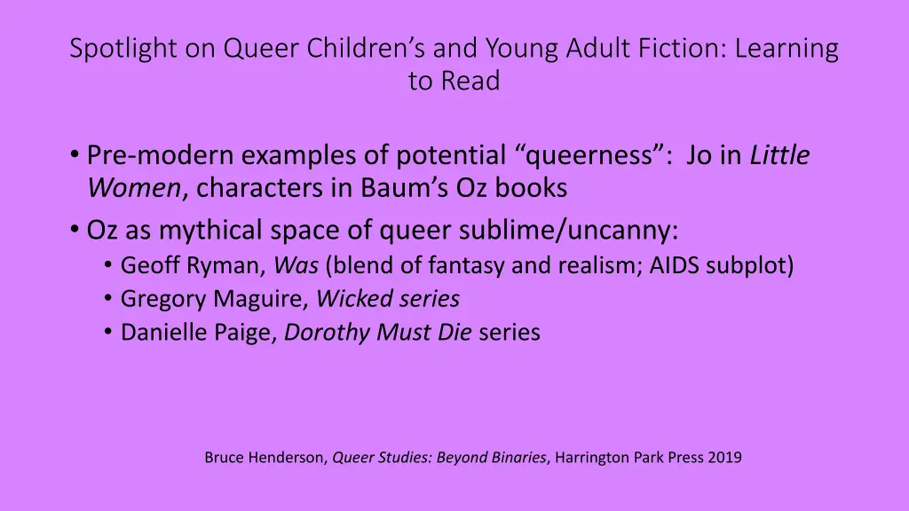 spotlight on queer children s and young adult