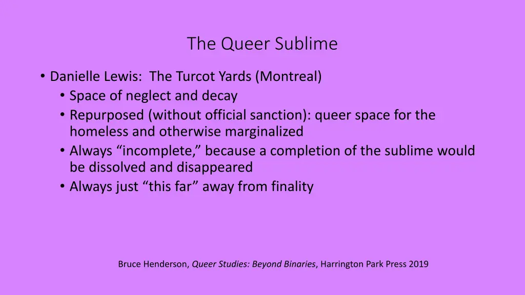 the queer sublime