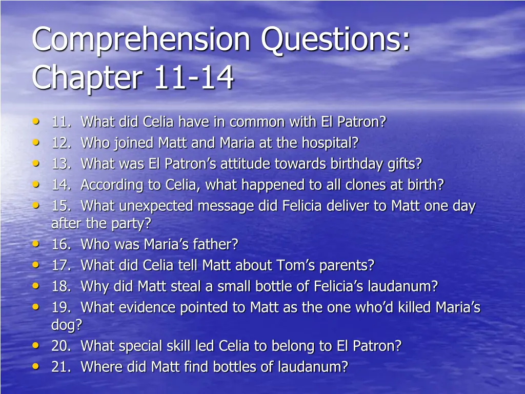 comprehension questions chapter 11 14 1