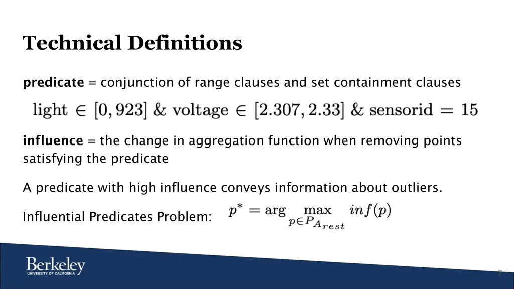 technical definitions