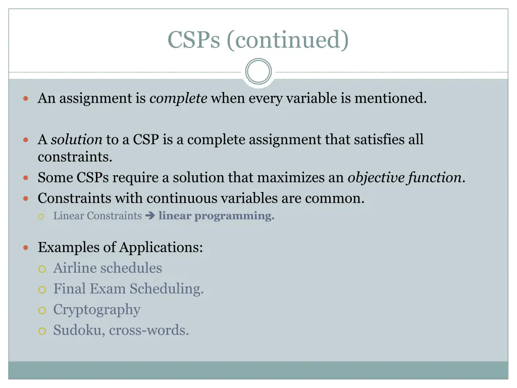 csps continued