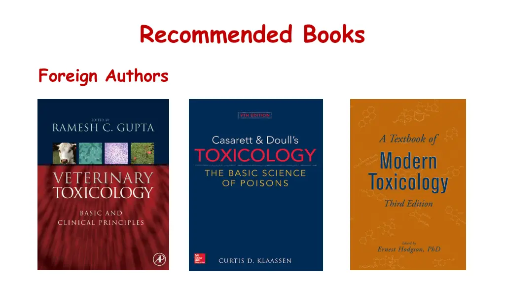 recommended books 1