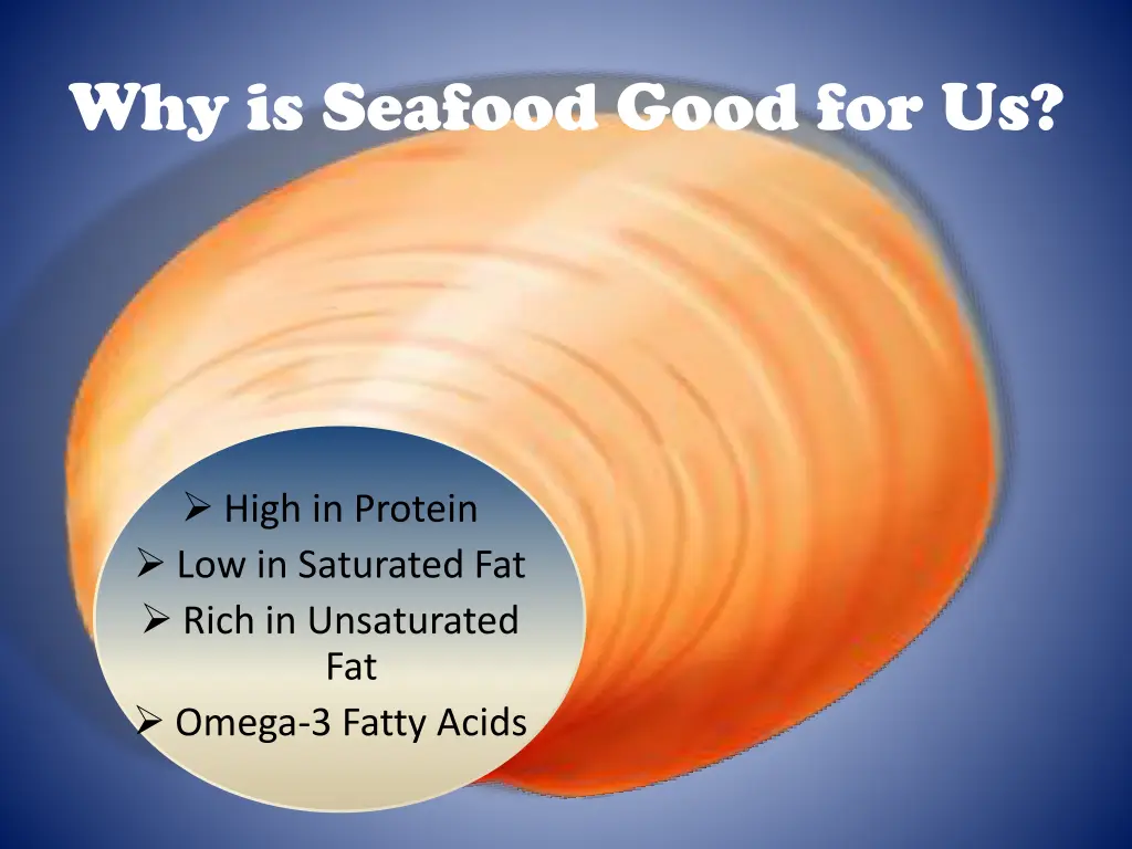 why is seafood good for us