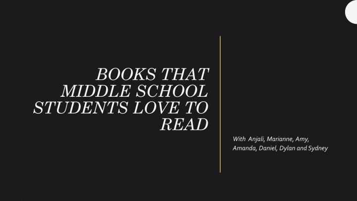 books that middle school students love to