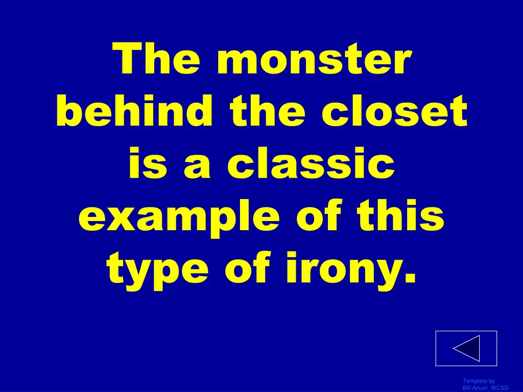 the monster behind the closet is a classic