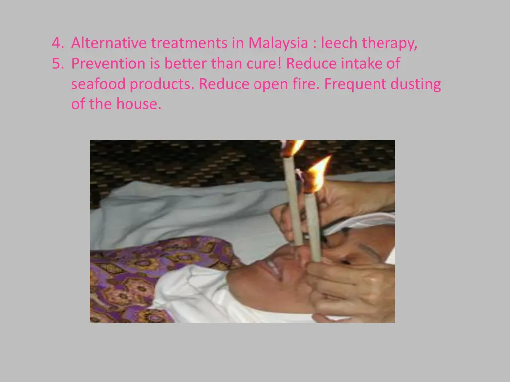 4 alternative treatments in malaysia leech