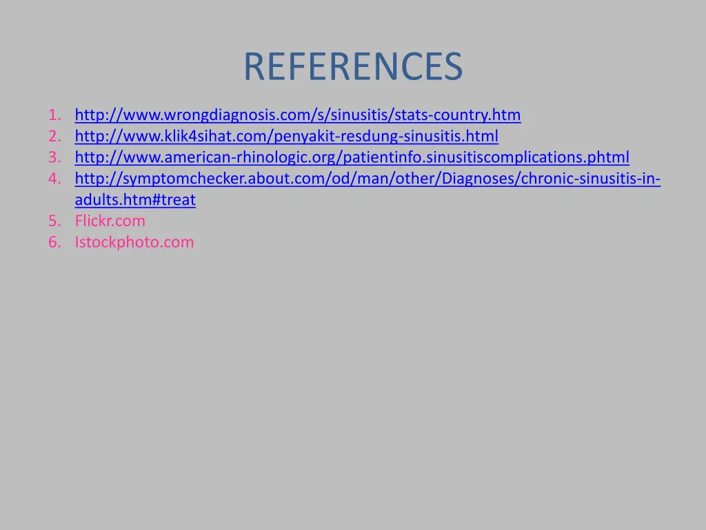 references