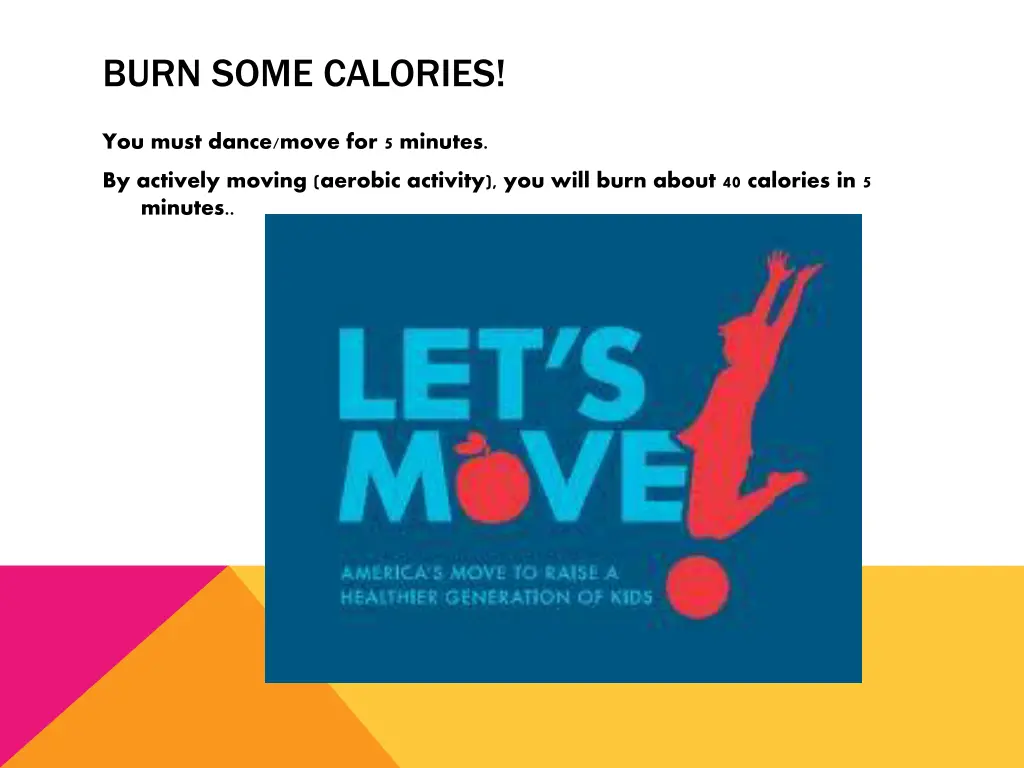 burn some calories