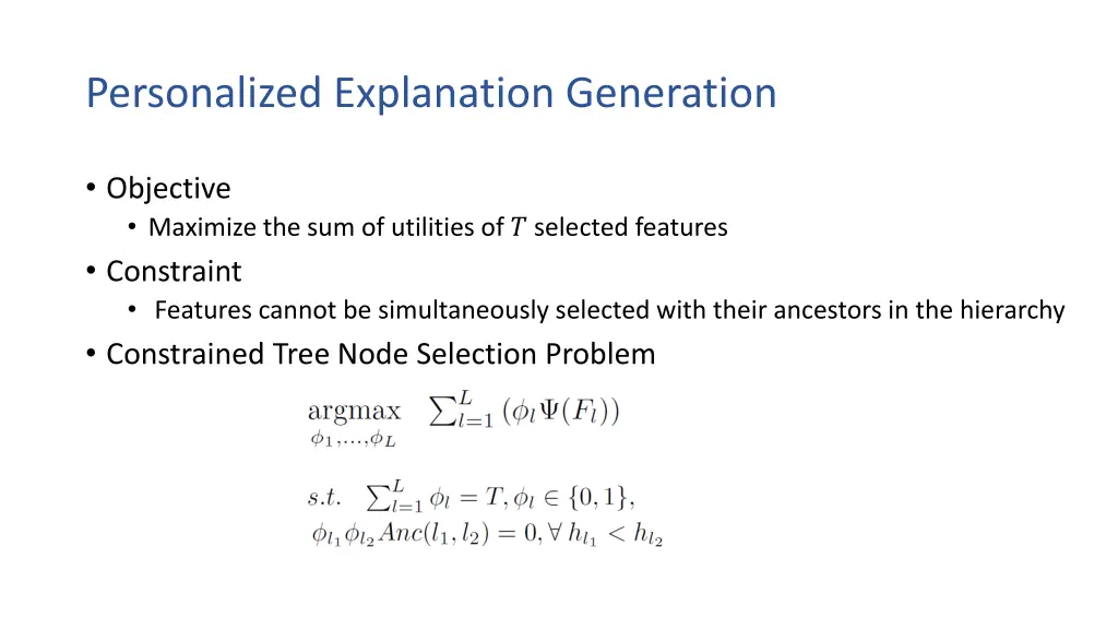 personalized explanation generation 1