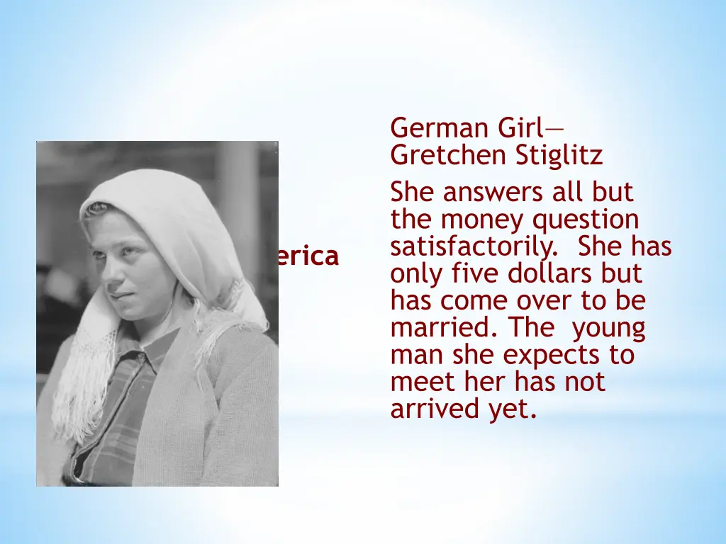 german girl gretchen stiglitz she answers