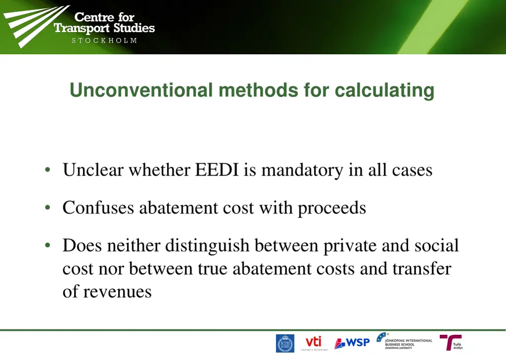 unconventional methods for calculating