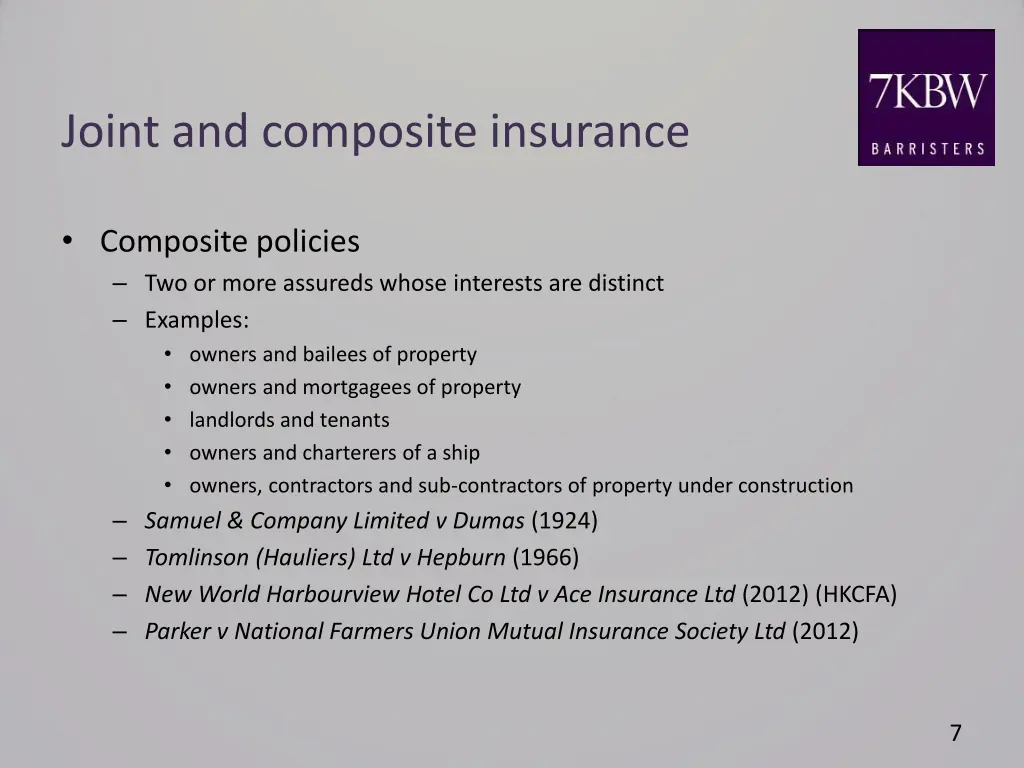 joint and composite insurance 1