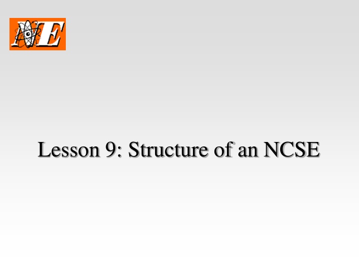 lesson 9 structure of an ncse