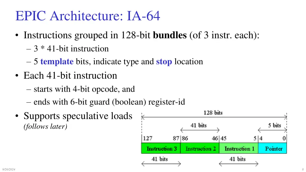 epic architecture ia 64