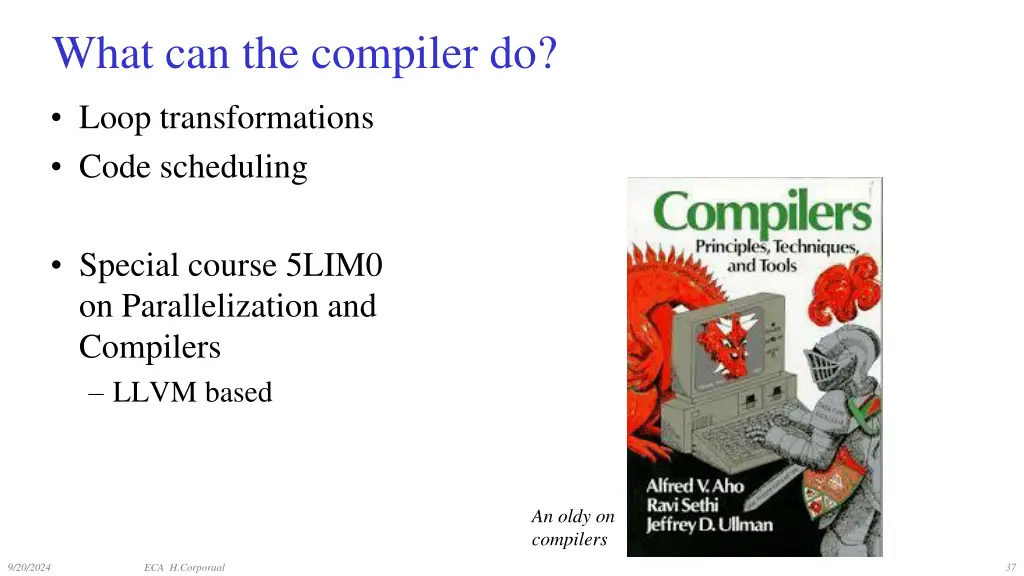 what can the compiler do