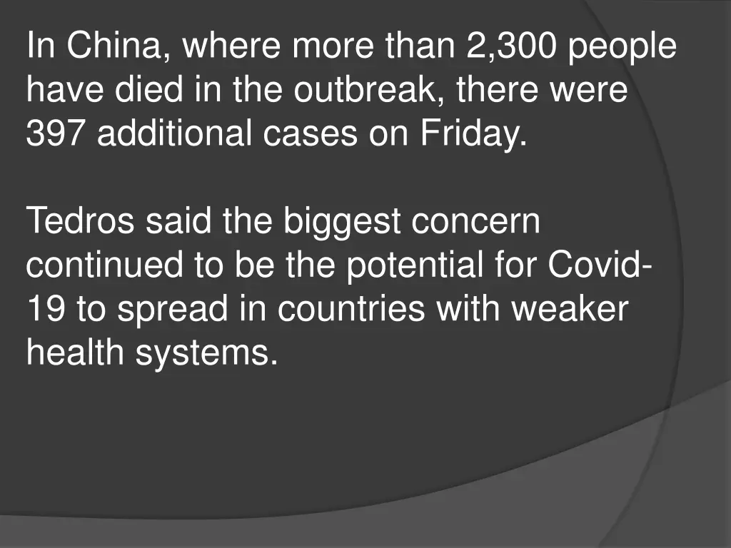 in china where more than 2 300 people have died