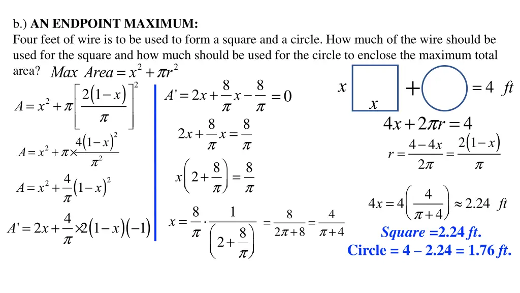 b an endpoint maximum four feet of wire