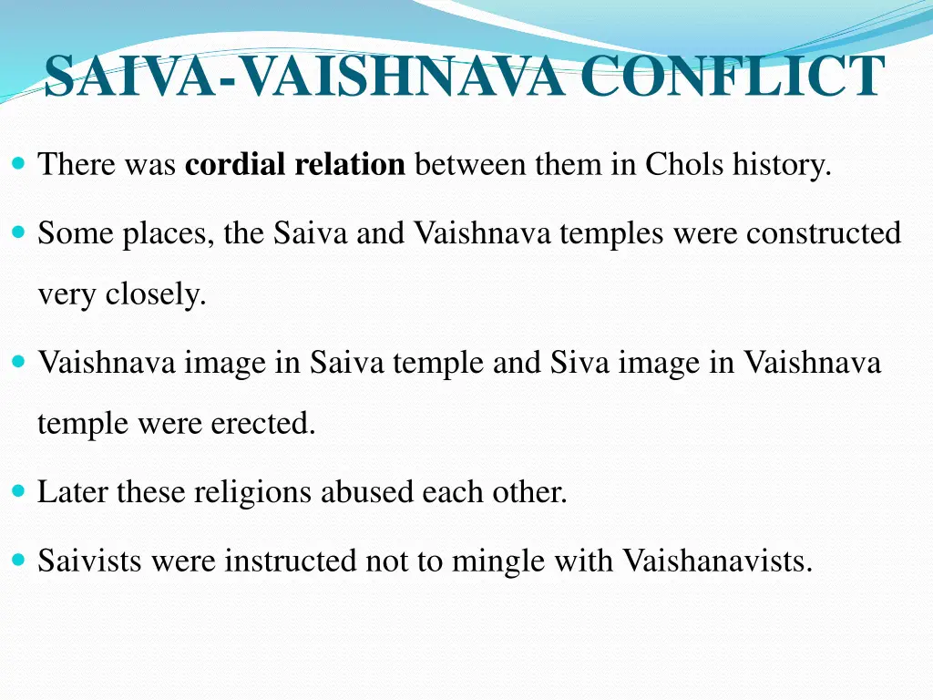 saiva vaishnava conflict