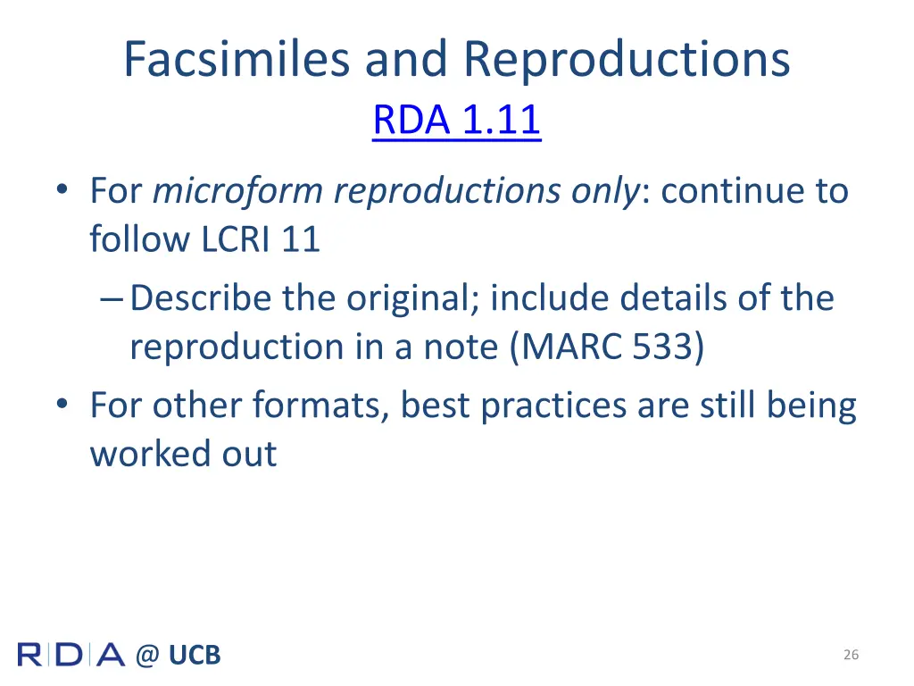 facsimiles and reproductions rda 1 11