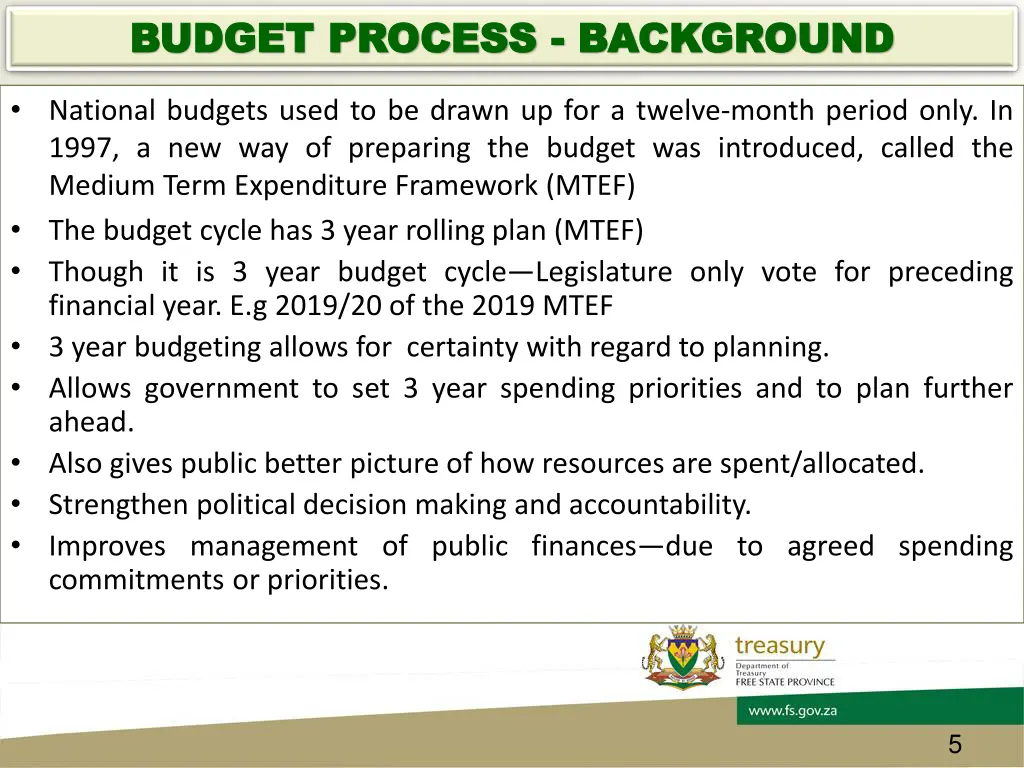 budget process budget process background