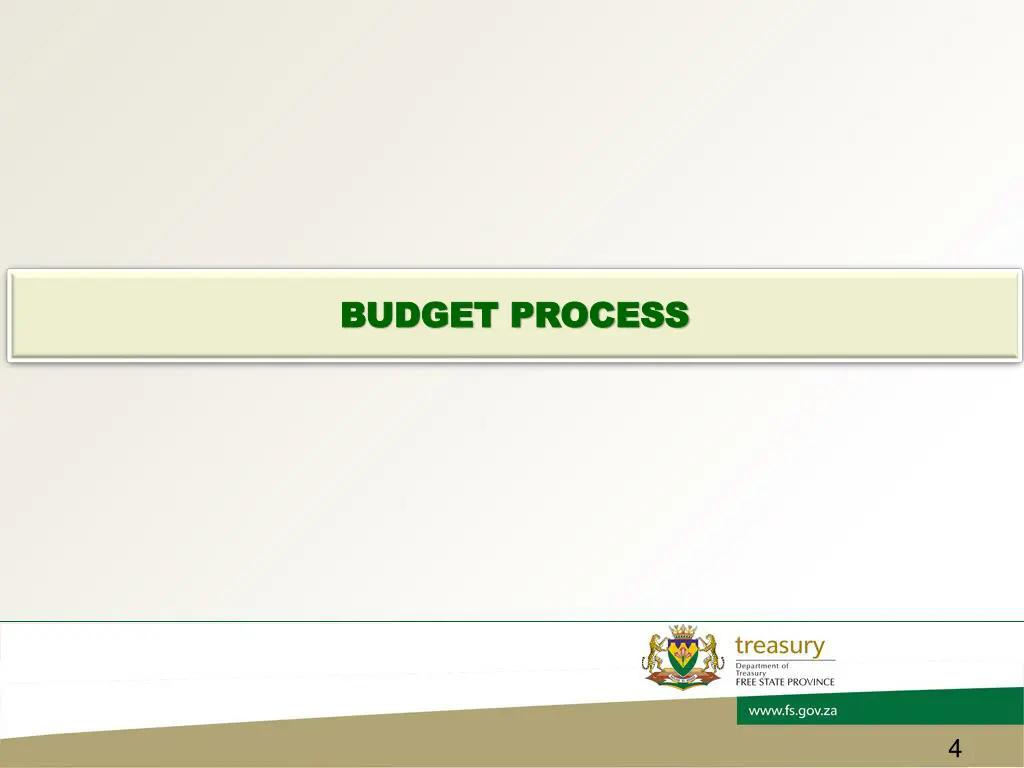 budget process budget process