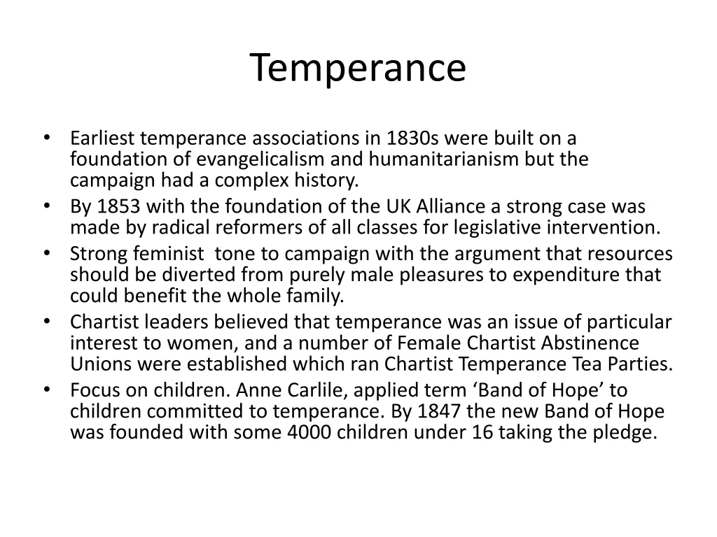 temperance