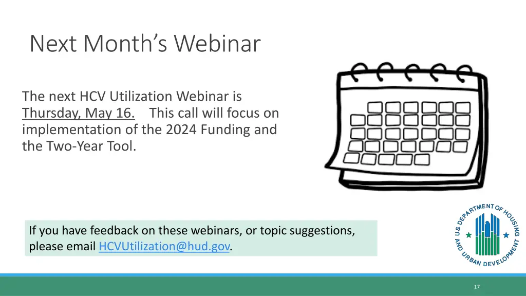 next month s webinar