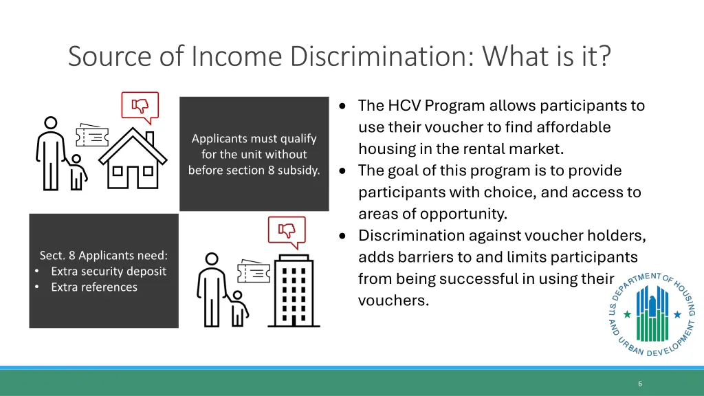 source of income discrimination what is it