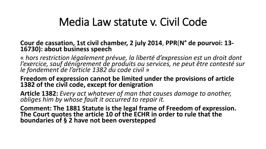 media law media law statute