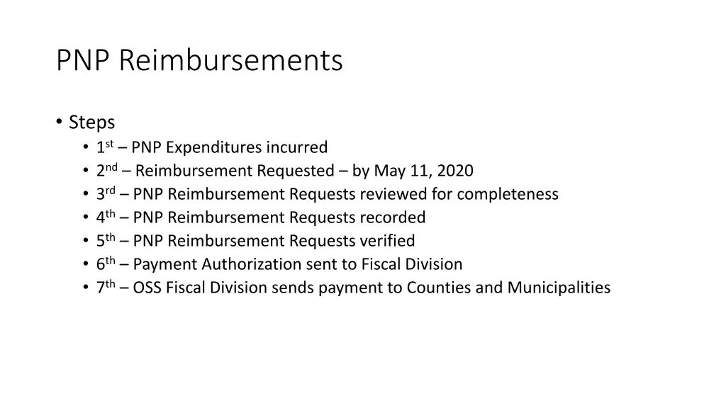 pnp reimbursements 2