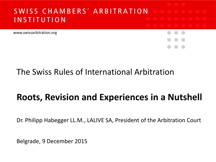 www swissarbitration org