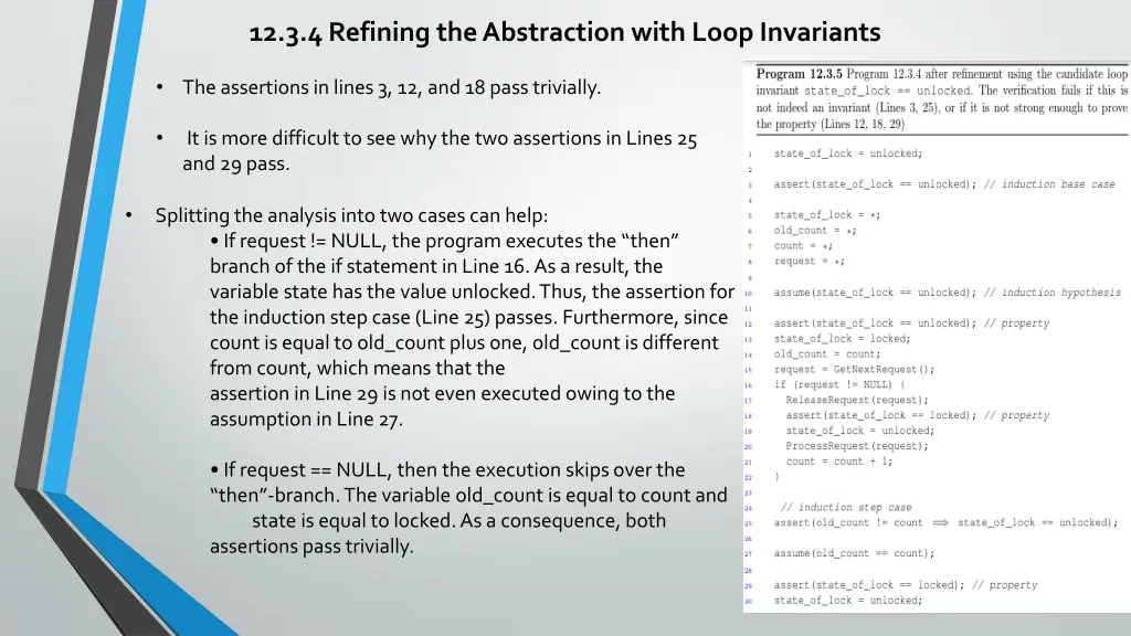 12 3 4 refining the abstraction with loop 3