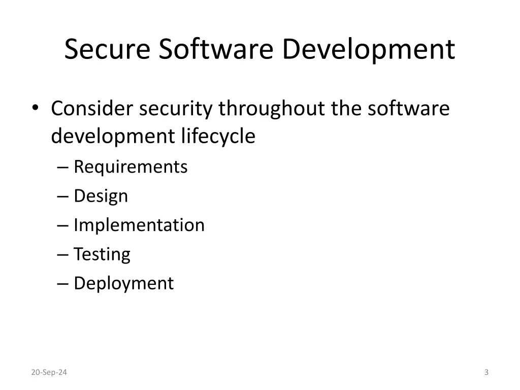 secure software development 1